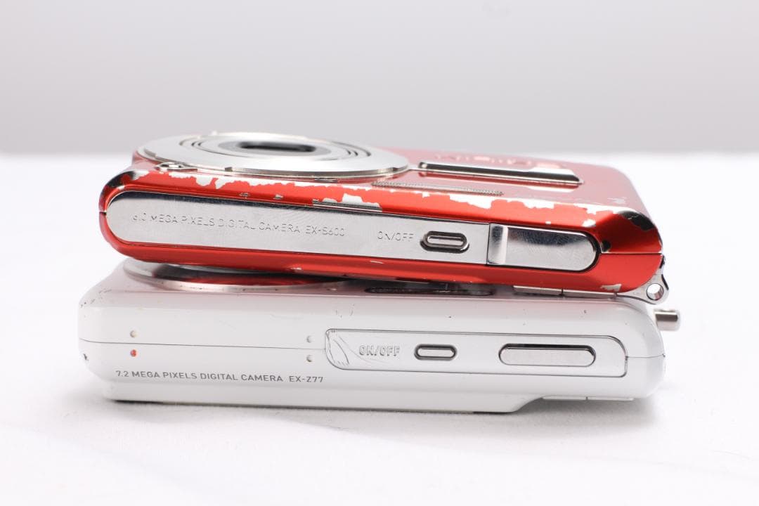 ジャンク CASIO EXILIM EX-Z77 S600 コンデジ 2台セット