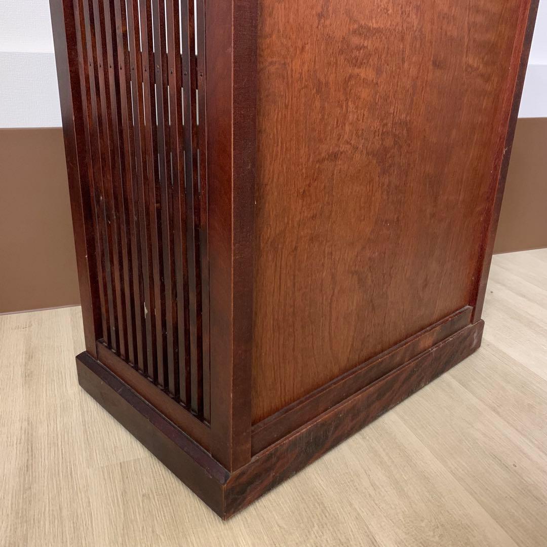 九州 日向民芸家具 無垢材 スリッパラック シェルフ