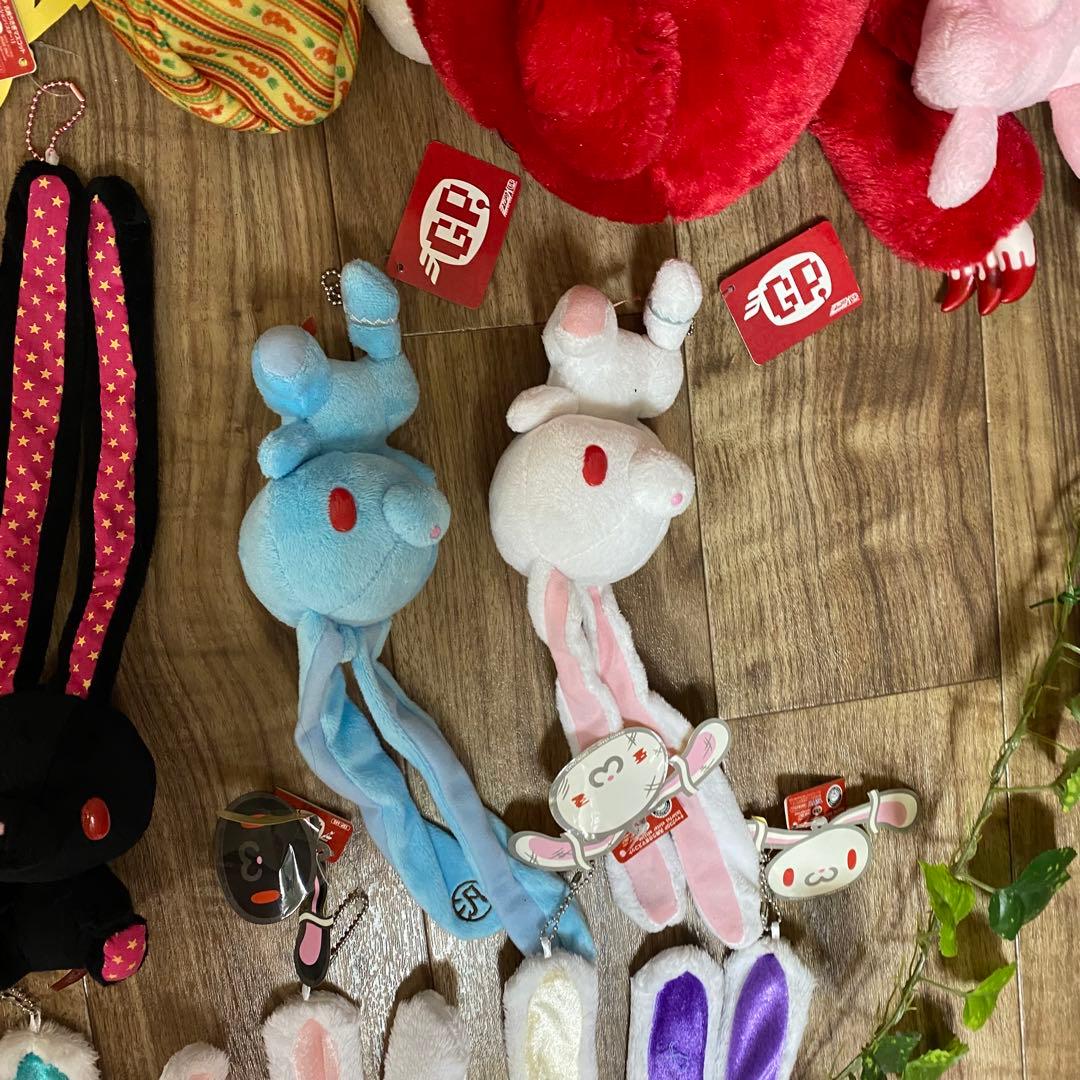 稀少　汎用うさぎグルーミー ぬいぐるみキーホルダー　まとめ