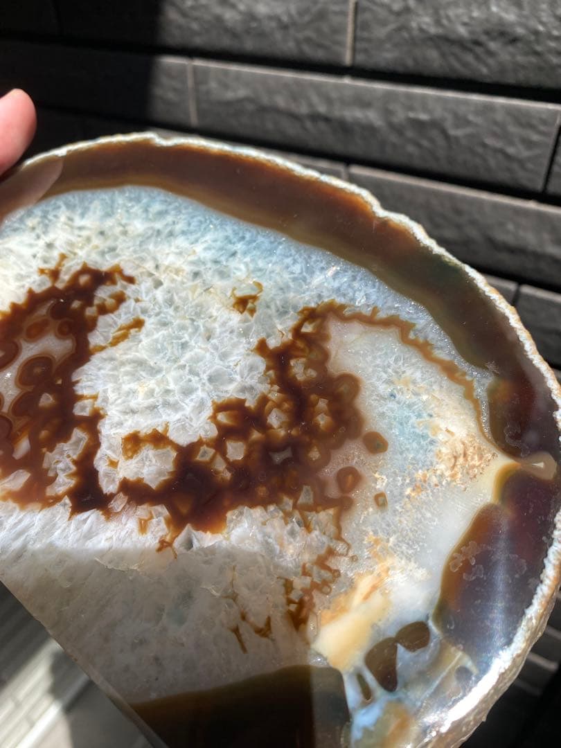 めのう　瑪瑙　アゲート　置物　原石　天然石　インテリア　1530g