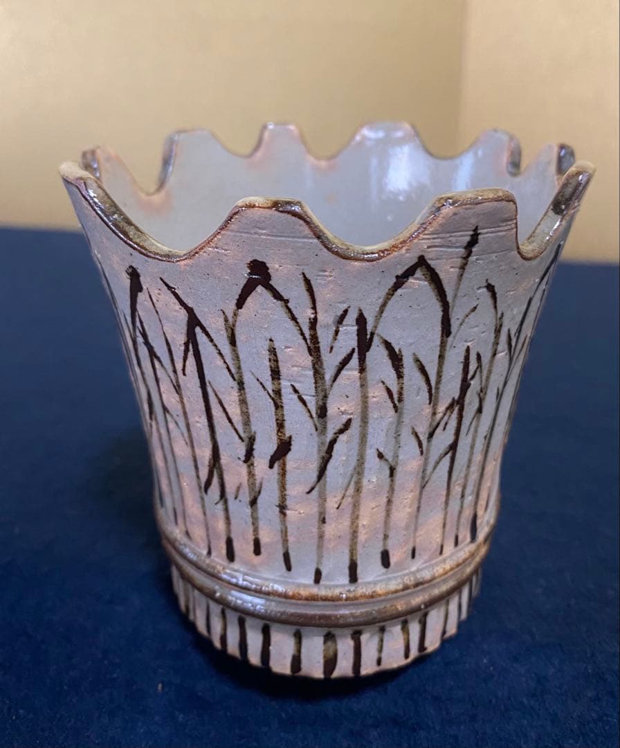 《R》乾山写 芝垣 向付5客 三代目加藤利昇 陶歴書 共箱 元箱260330B1