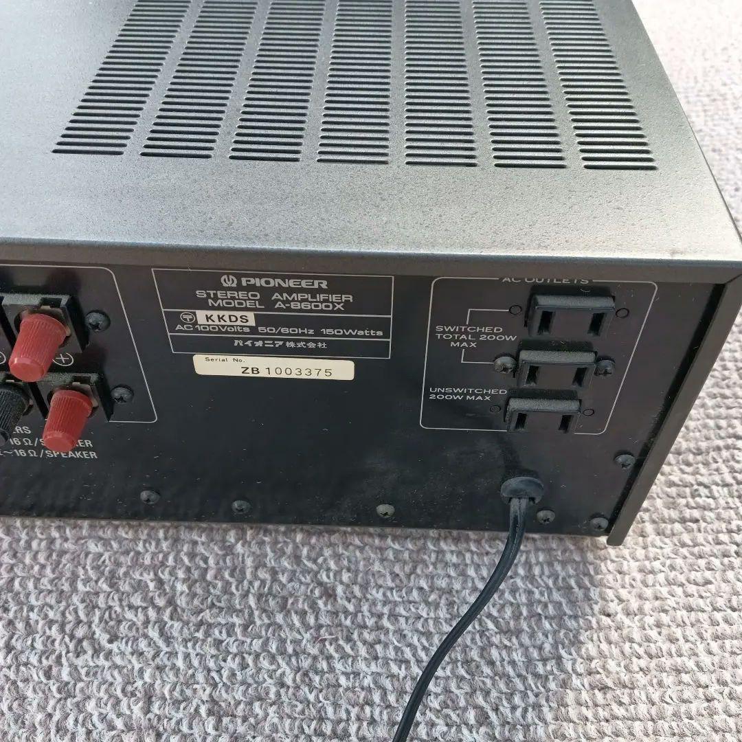 ジャンク Pioneer ステレオアンプ A-8600X