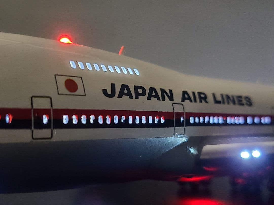 JAL BOEING 747-200 LED仕様完成品