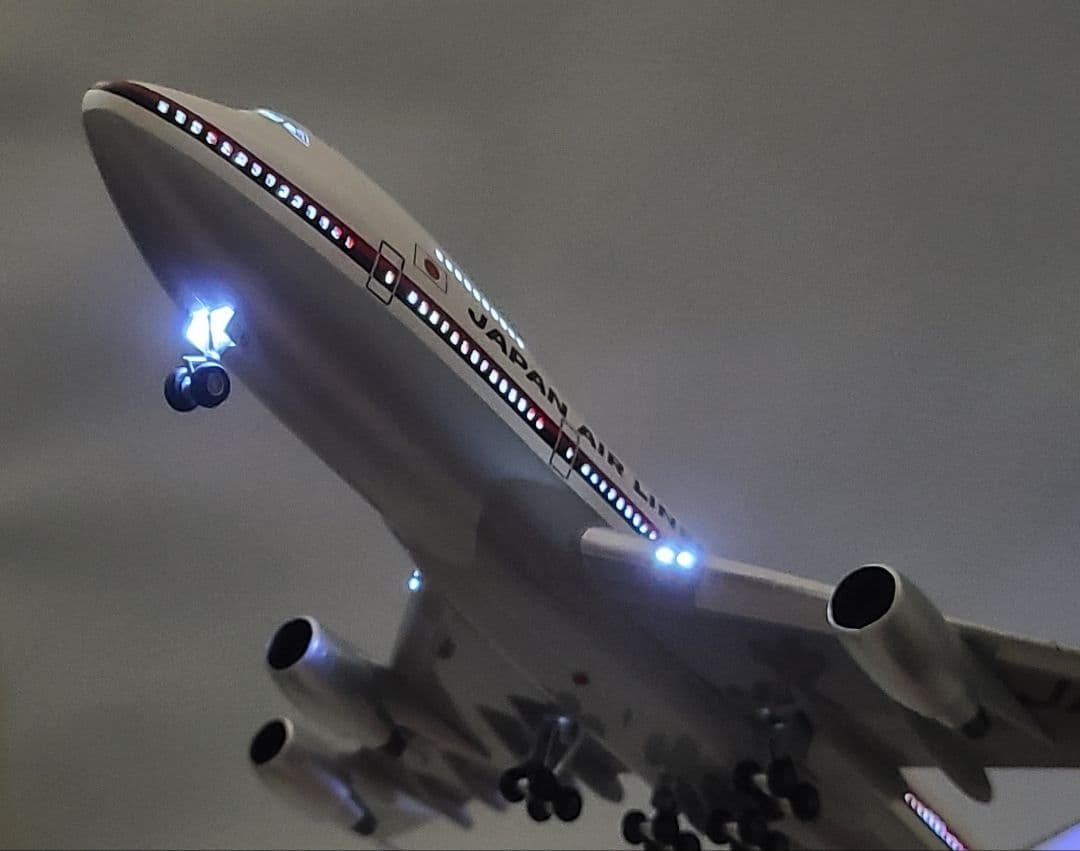 JAL BOEING 747-200 LED仕様完成品