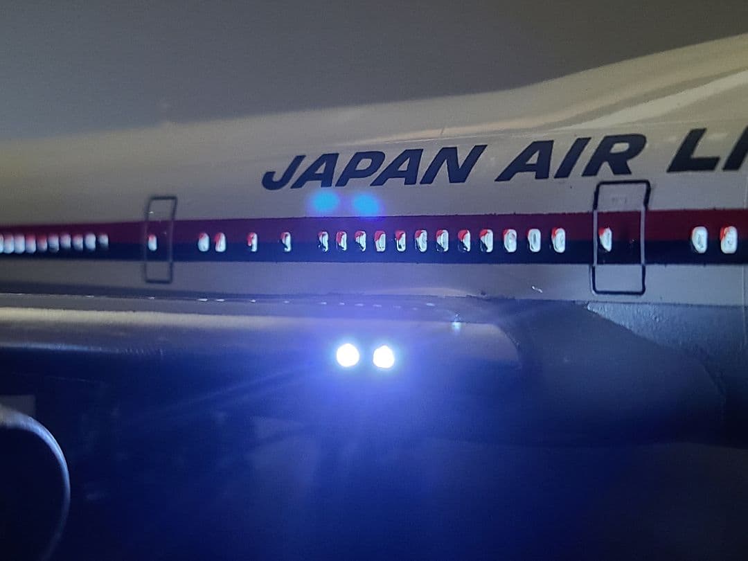 JAL BOEING 747-200 LED仕様完成品