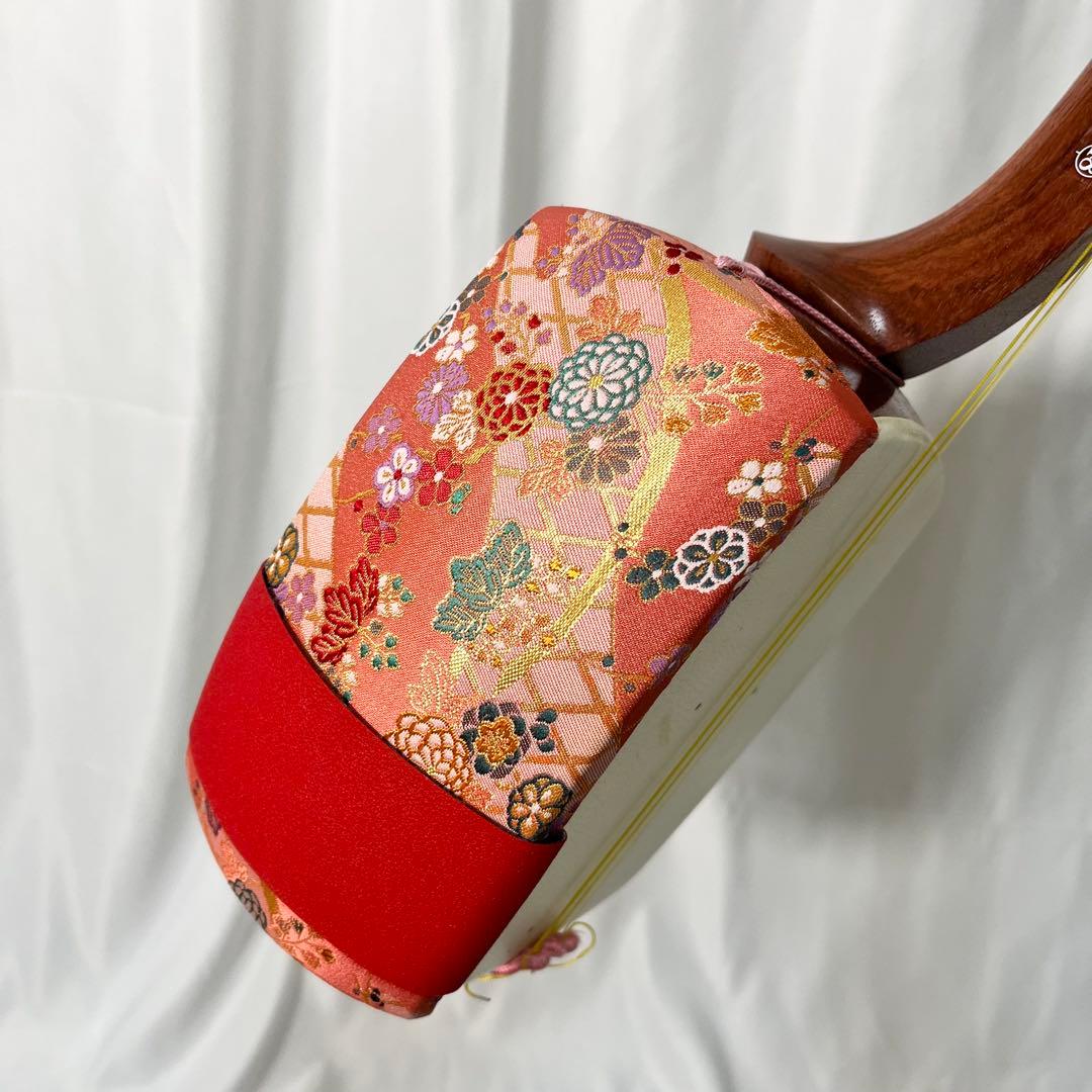 三味線 細棹 和楽器 弦楽器 本体 ハードケース 付属品付