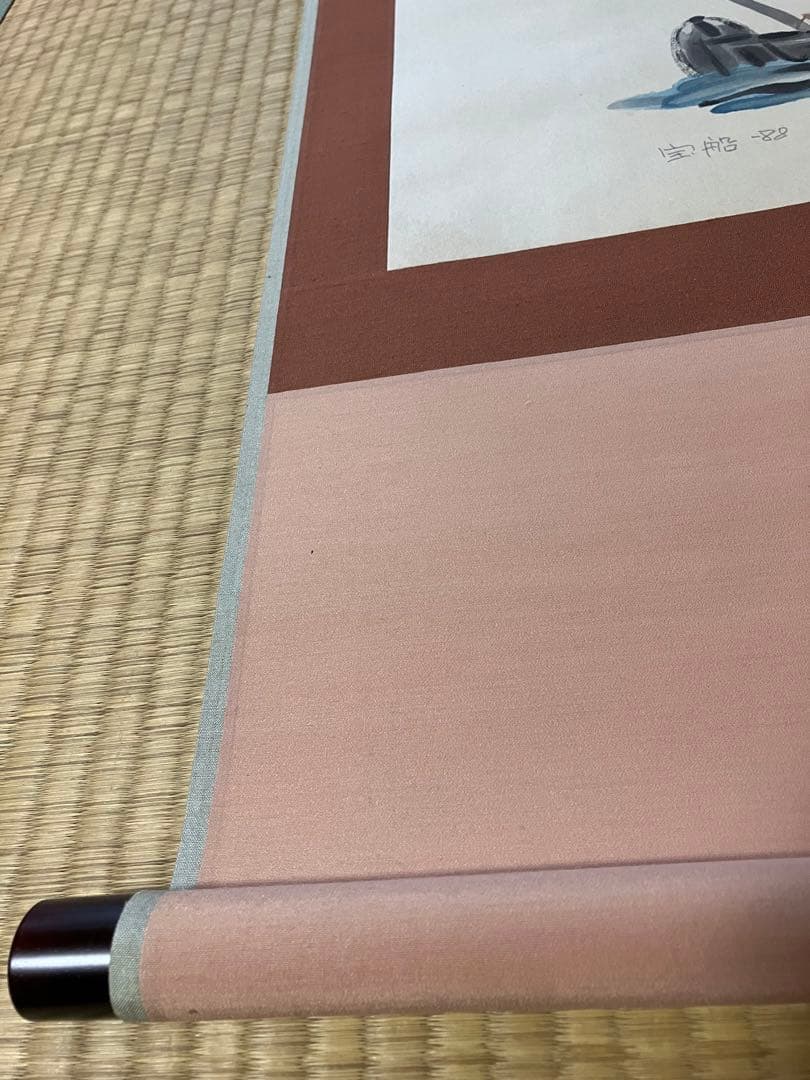 畦地梅太郎版画掛け軸　美品