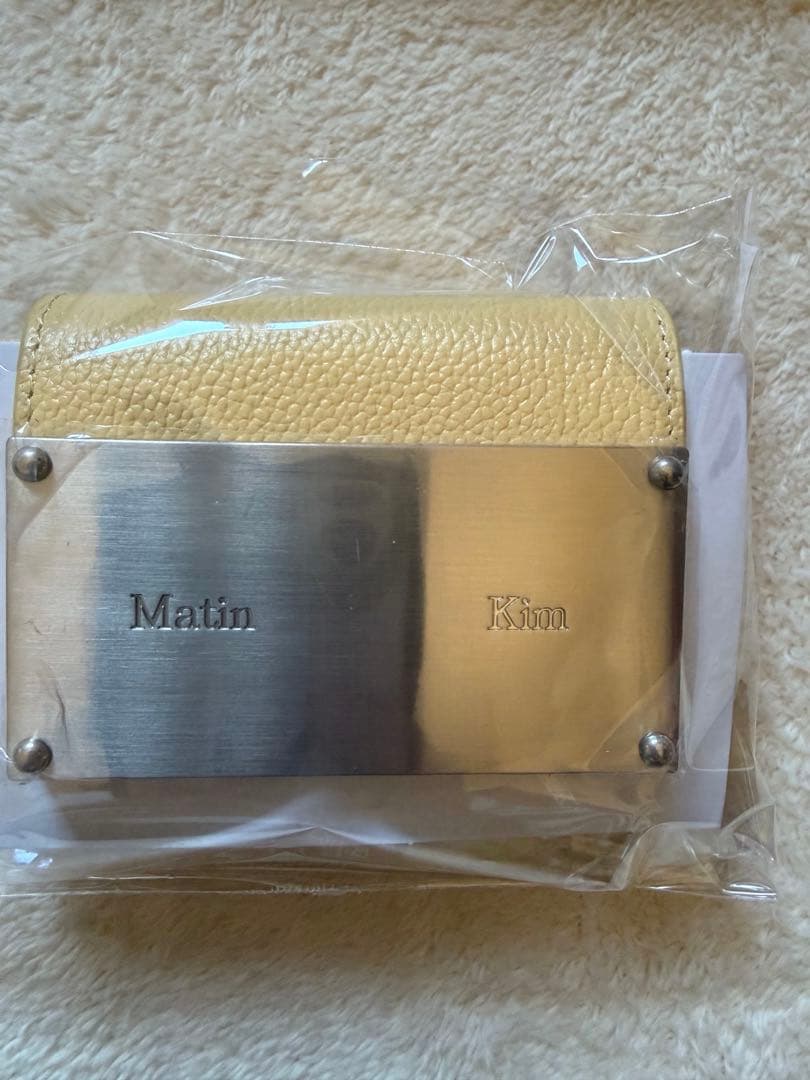 Matin Kim ミニ財布 イエロー