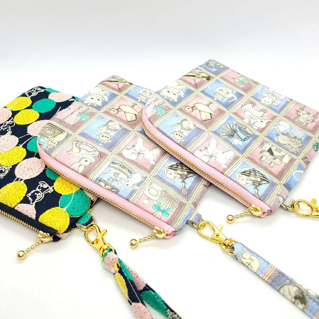 ぎんのすけ&きらら◎Handmade エチケットポーチ❣️◎3点セット