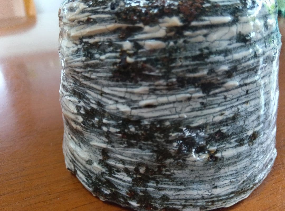 中川自然坊の刷毛目蕎麦猪口