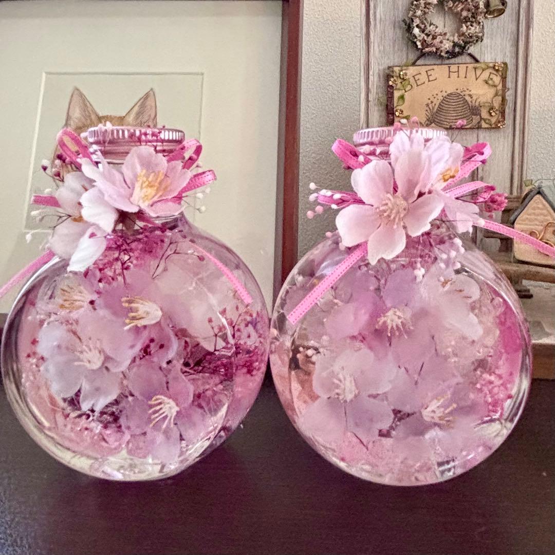 【メグミ様オーダー】桜ハーバリウム