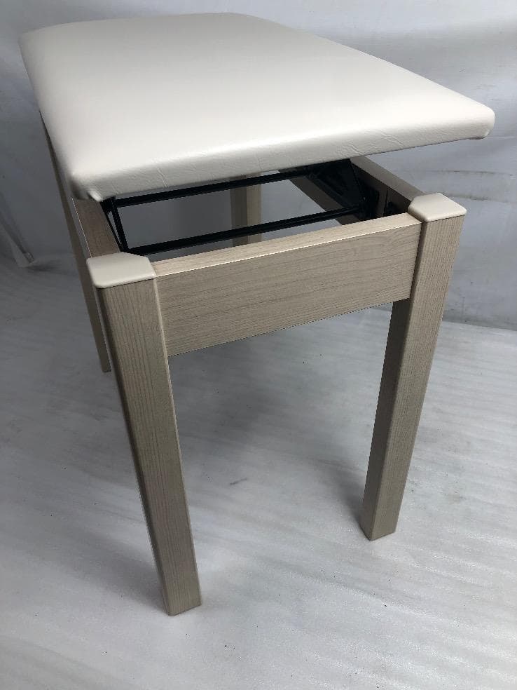 ※83258※YAMAHAピアノ椅子BC-205（ホワイトアッシュ）★送料無料