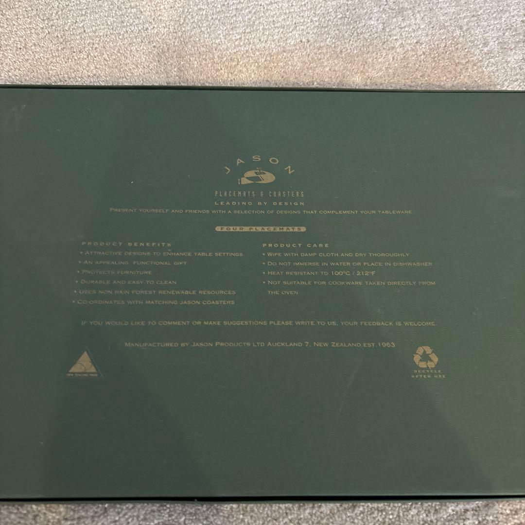 新品未使用　JASON フルーツイラスト ランチョンマット 4枚セット