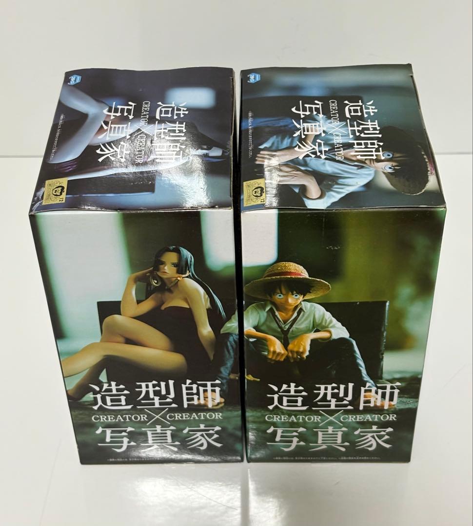 ワンピース 造形師×写真家 フィギュア ルフィ ハンコック 4種セット