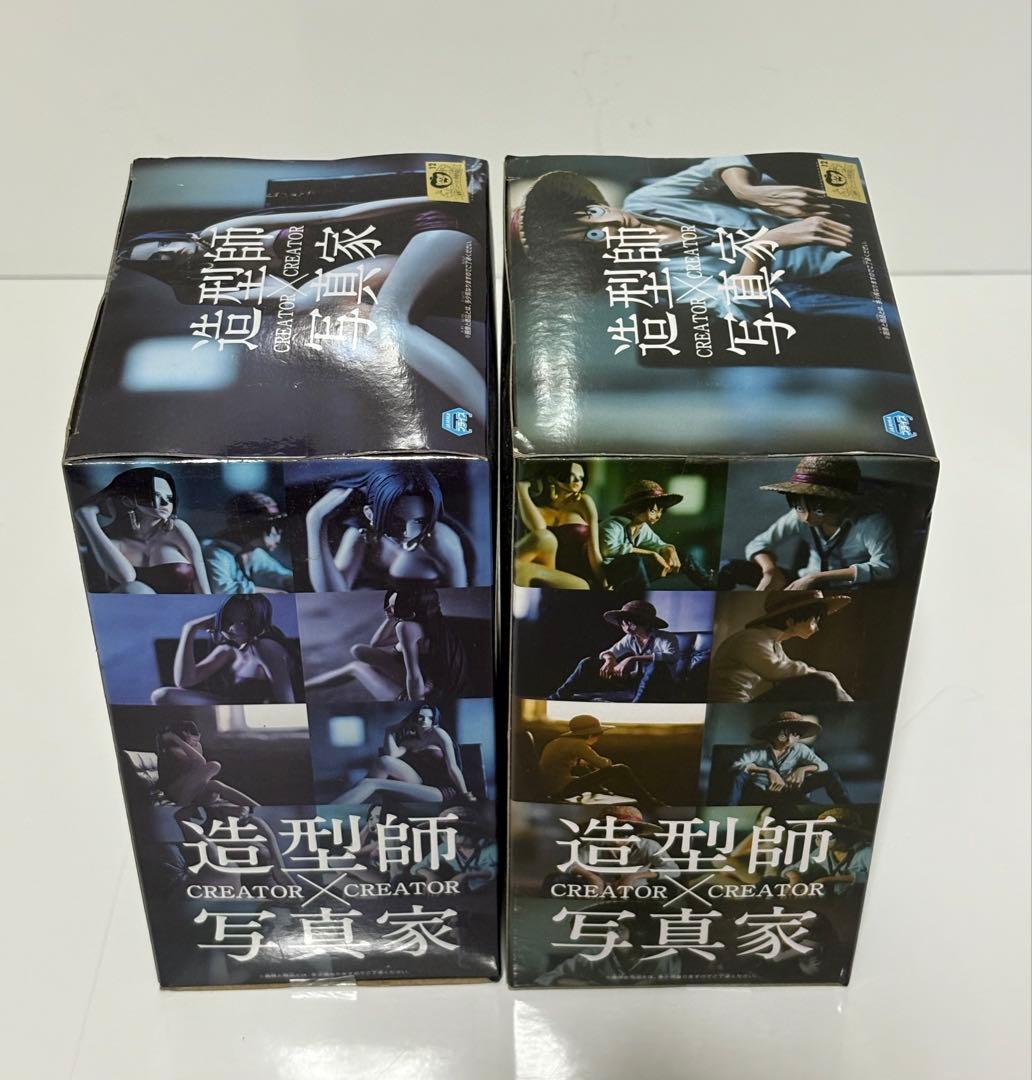 ワンピース 造形師×写真家 フィギュア ルフィ ハンコック 4種セット