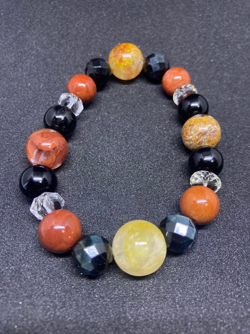 ✦ライモナイトinクォーツ　ファントムガーデンクォーツハイパワーストーンブレス✦