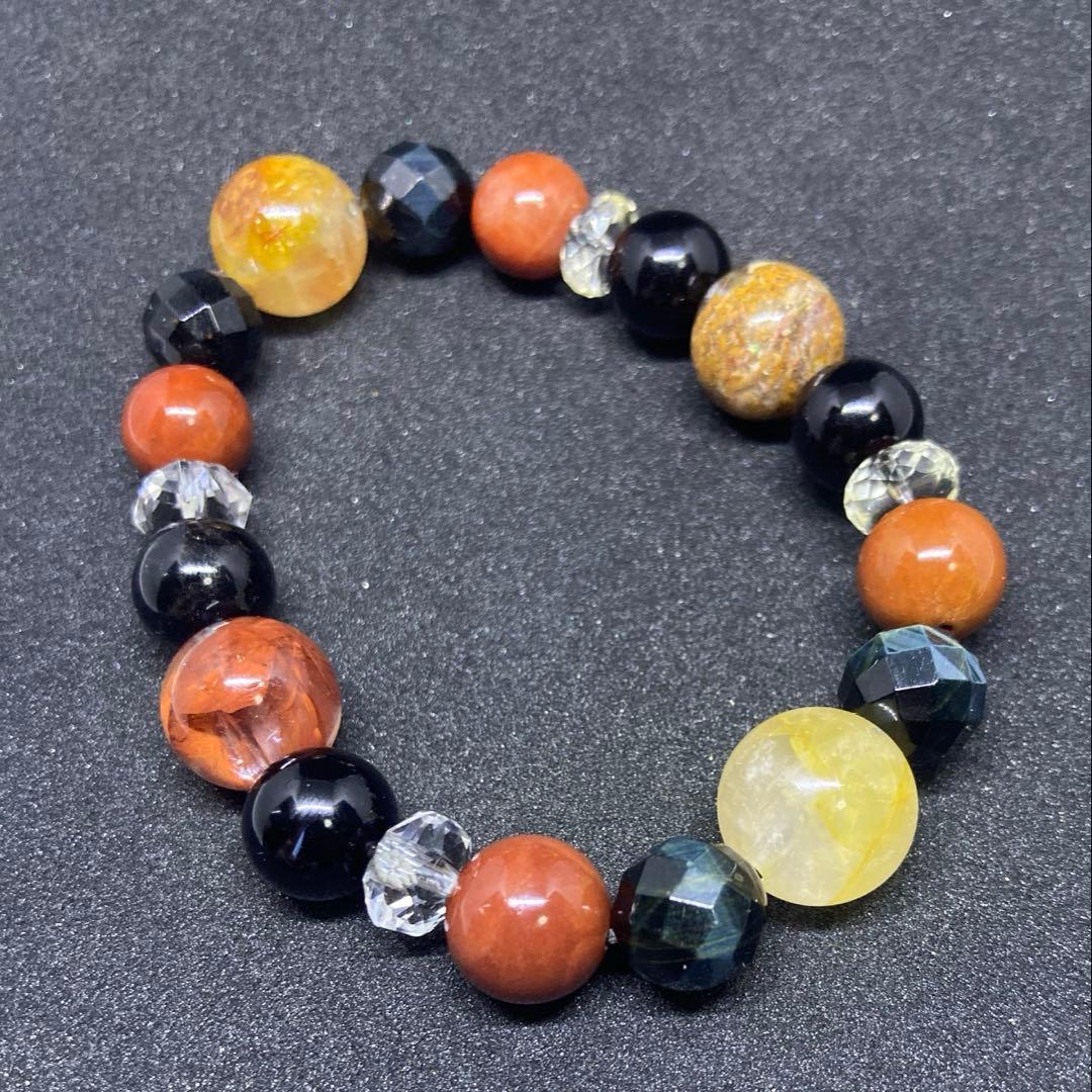 ✦ライモナイトinクォーツ　ファントムガーデンクォーツハイパワーストーンブレス✦