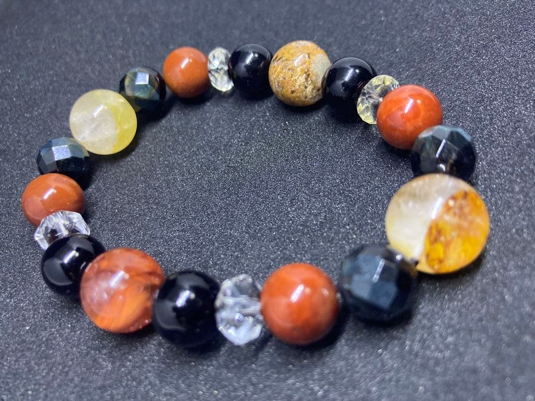 ✦ライモナイトinクォーツ　ファントムガーデンクォーツハイパワーストーンブレス✦