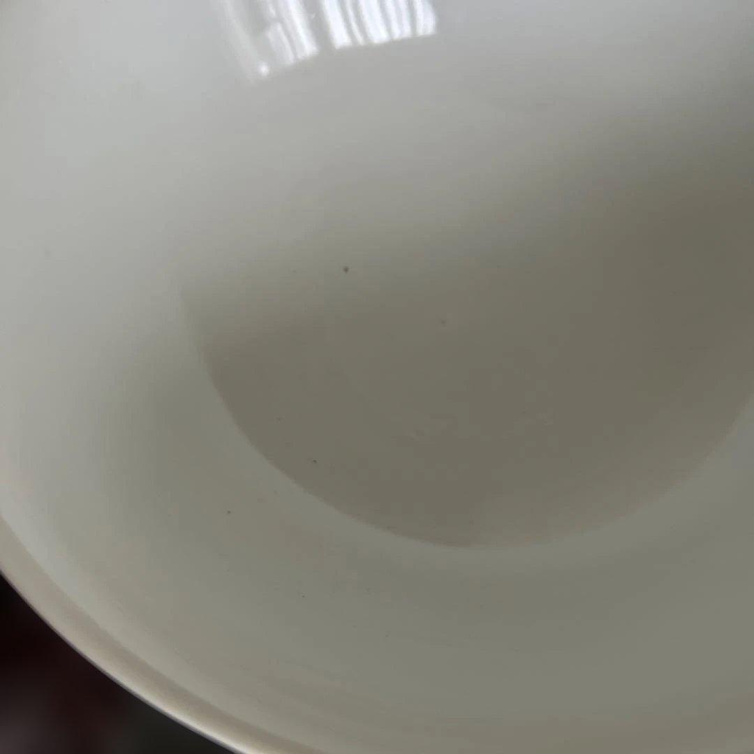 中国　景徳鎮　麺どんぶり　ラーメン　中華鉢とレンゲ2個