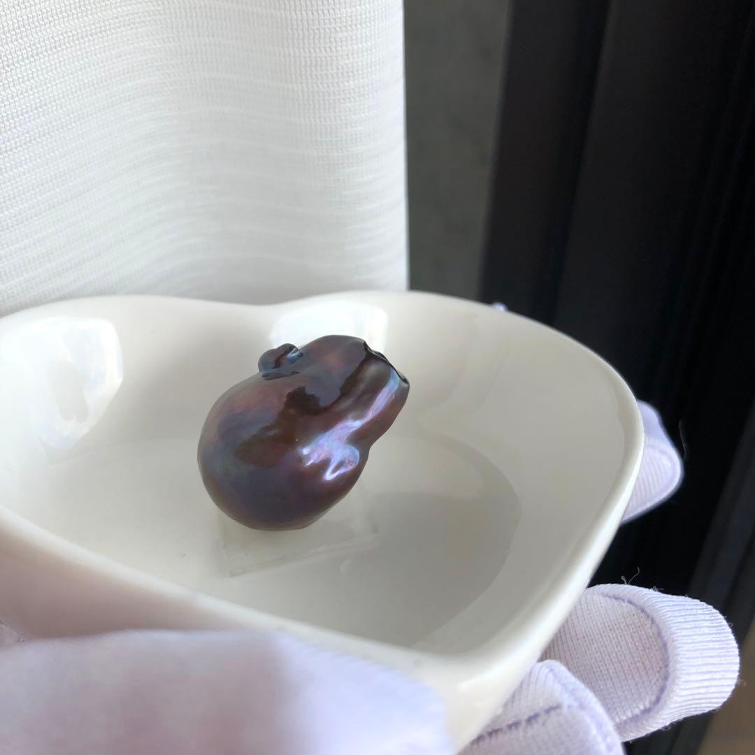 淡水バロックパールペンダントトップ　本真珠