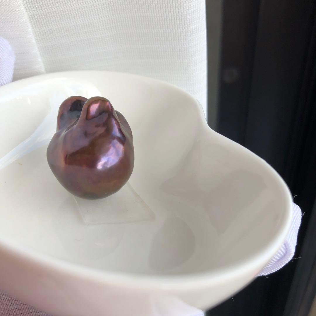 淡水バロックパールペンダントトップ　本真珠