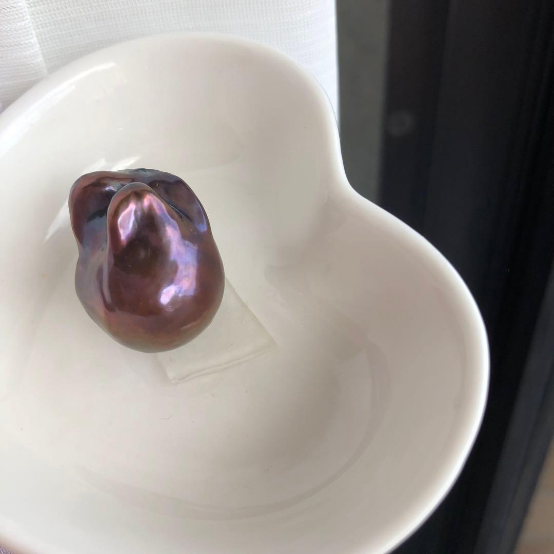 淡水バロックパールペンダントトップ　本真珠