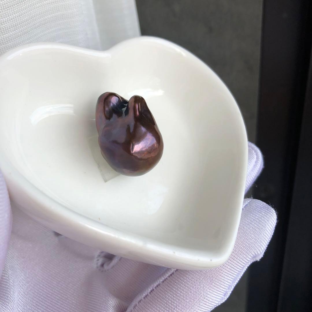 淡水バロックパールペンダントトップ　本真珠