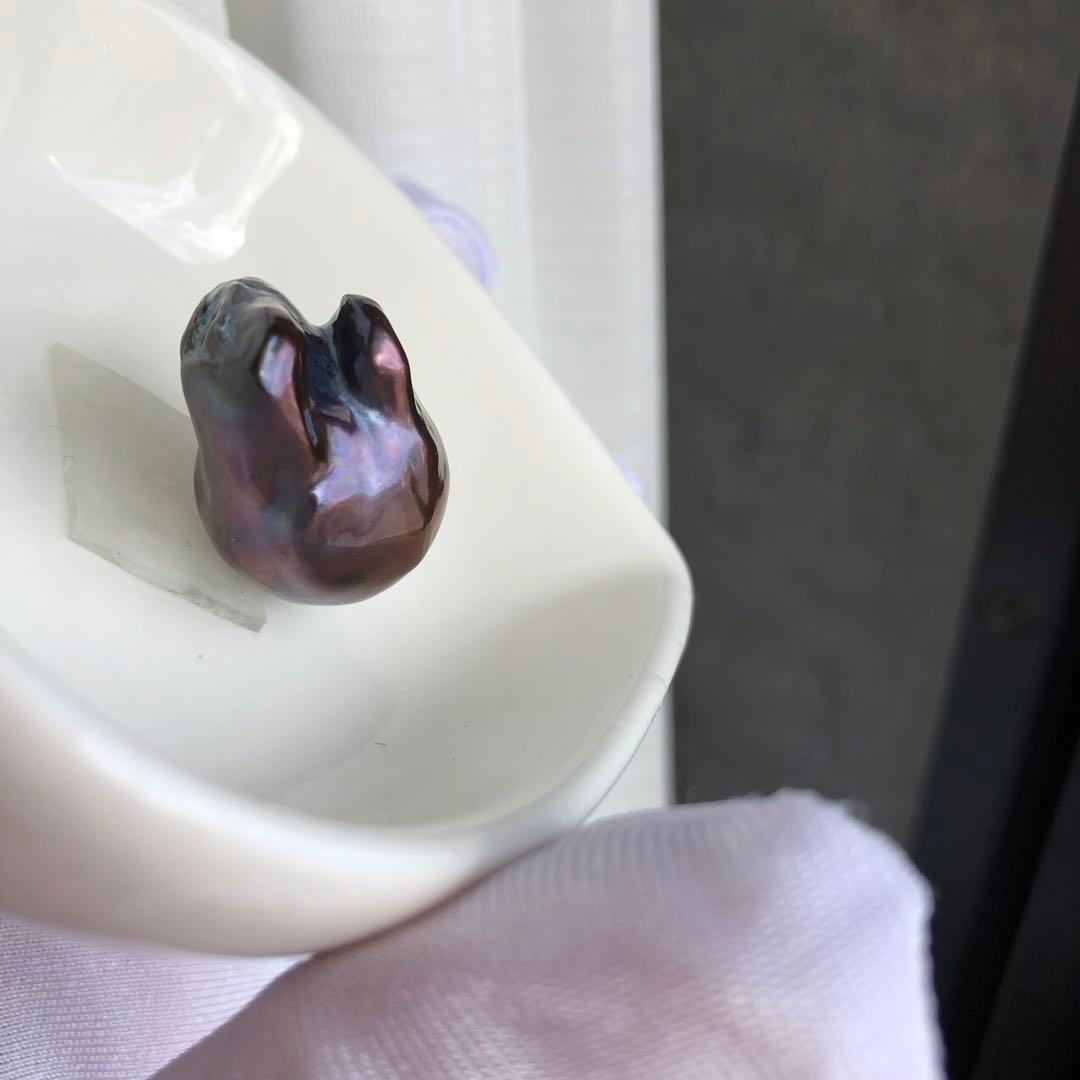 淡水バロックパールペンダントトップ　本真珠