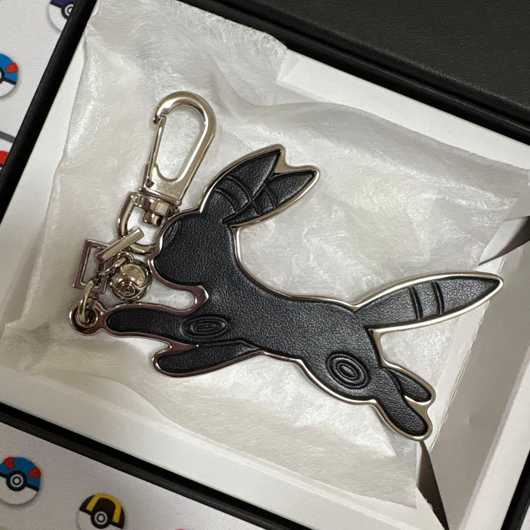 さ*れ様 ブラッキー 本革キーホルダー