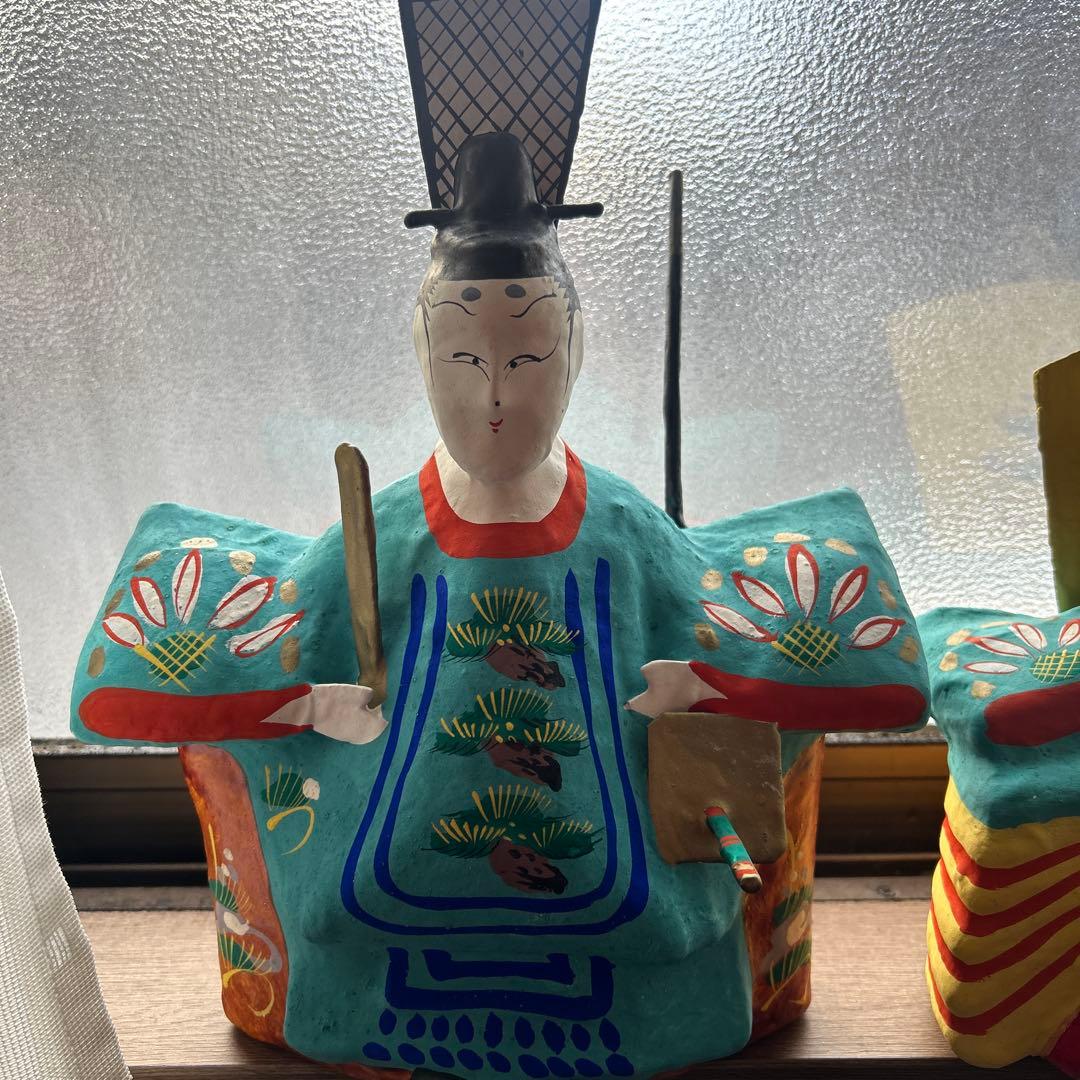 張り子 三春張子 橋本広司 雛人形（特大） ひな祭り お雛様 民藝