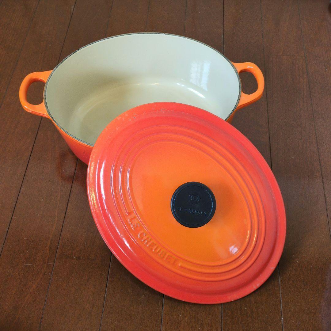 ★ル・クルーゼ　オレンジ両手鍋　27cm