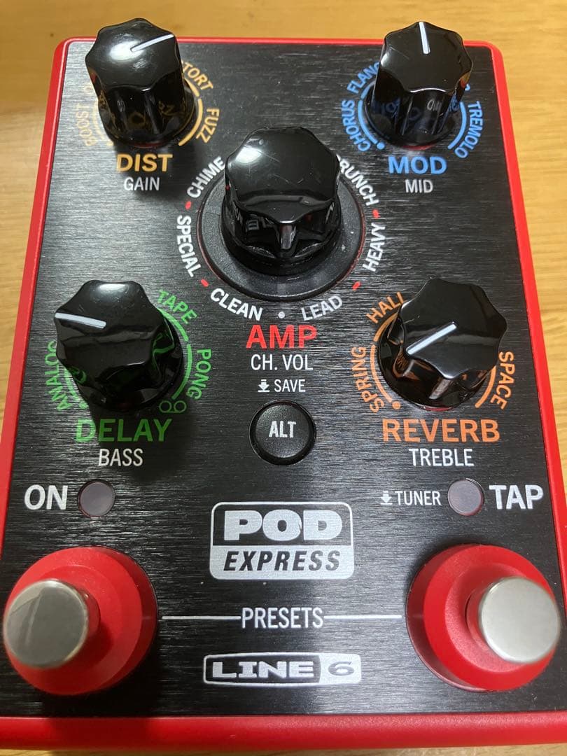 【美品】LINE 6 POD EXPRESS ギターエフェクター