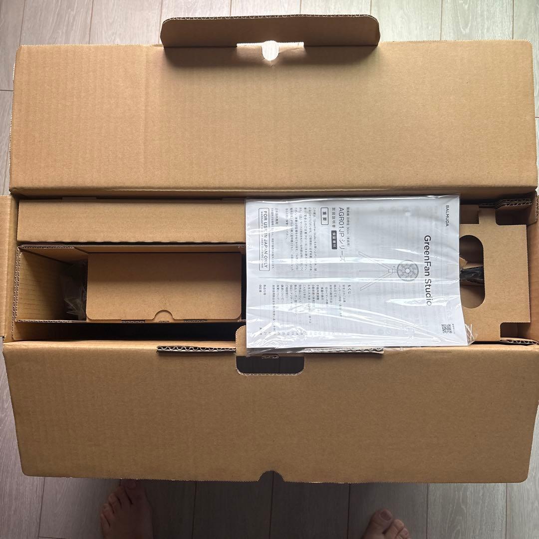 バルミューダ　GreenFan Studio ブラック