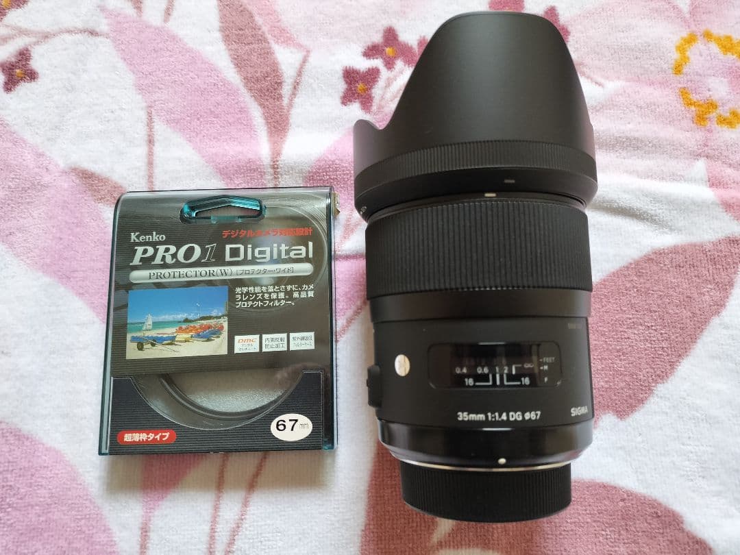 【極美品】シグマ 35mm F1.4DG HSM Art ニコン用 フィルター付