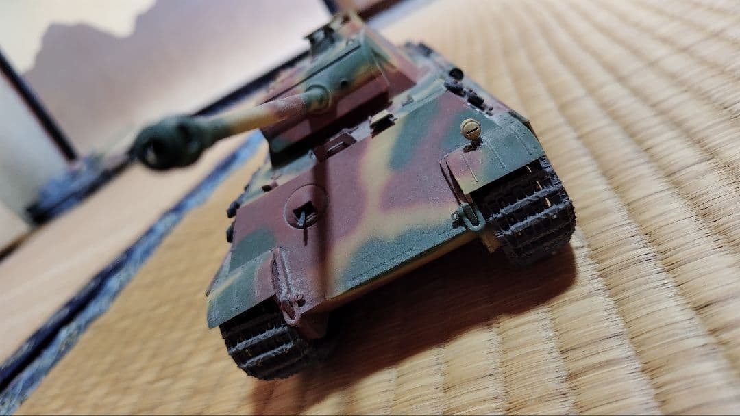 戦車モデル 1/35 迷彩塗装 パンサー タミヤ、プロ製 緻密な造り込み