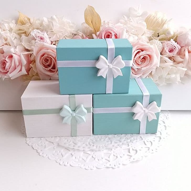 アロマストーンリボンティファニーブルーBOX3個セット