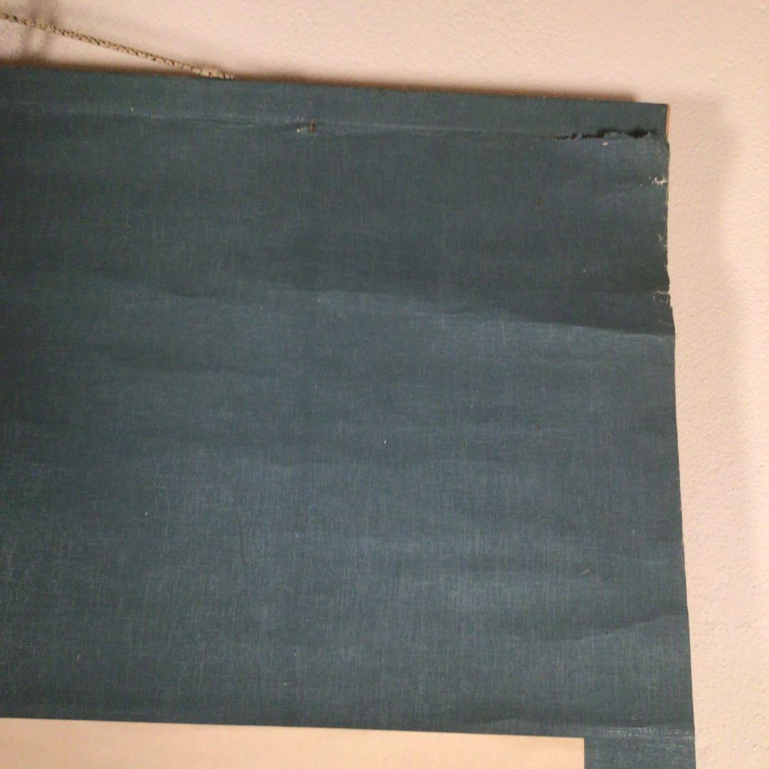 No4010掛軸　藤田苔石　群鶴図　肉筆紙本　香川の人　日本画　古美術　送料無料