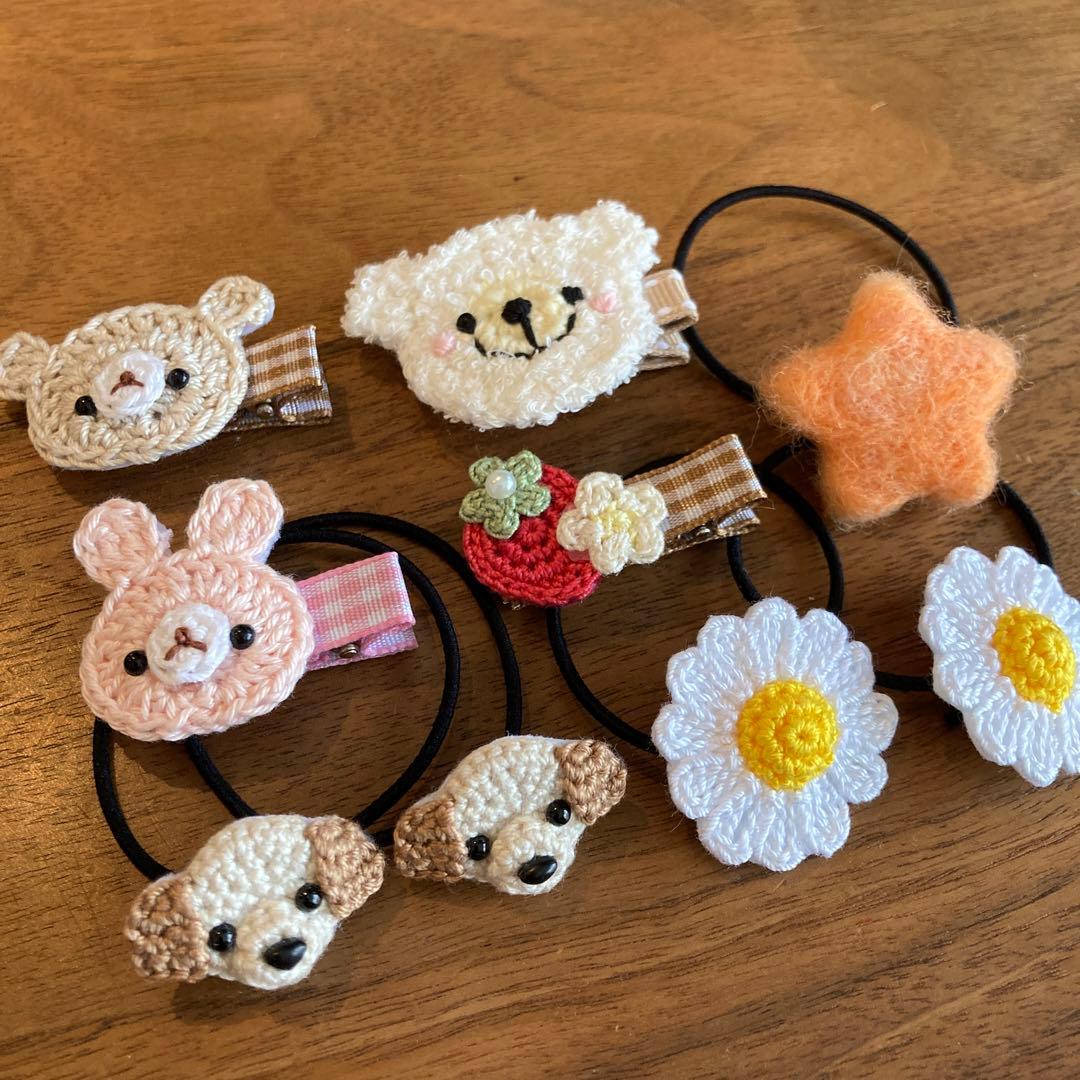 ひよこ様ご確認用☆ベビーヘアクリップ