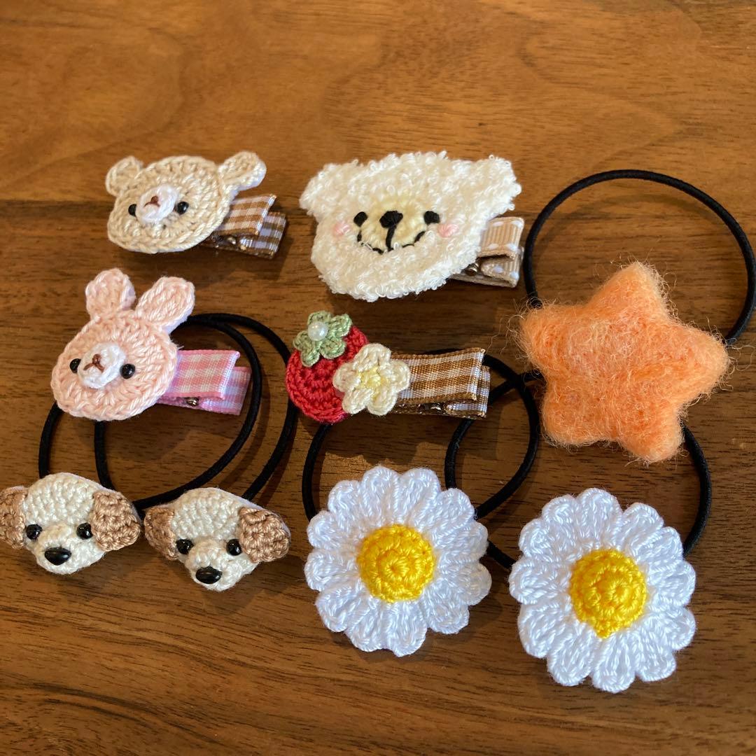 ひよこ様ご確認用☆ベビーヘアクリップ