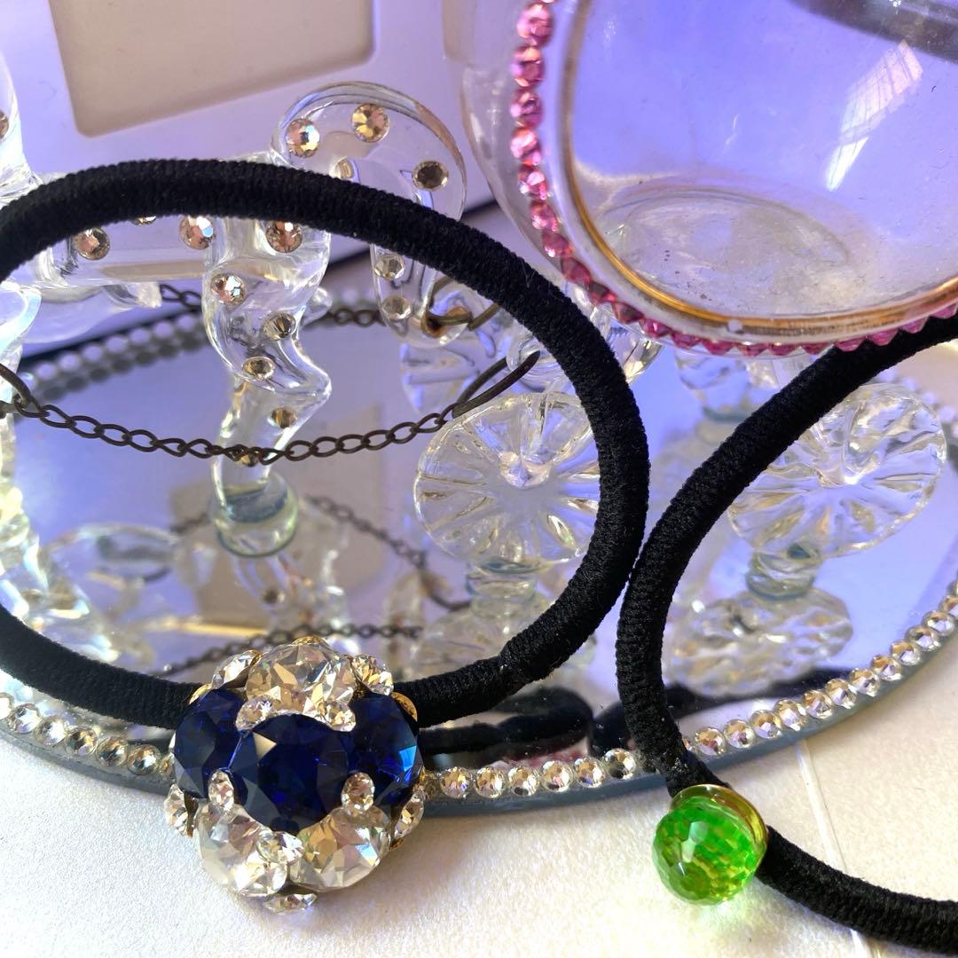 みなくるさま❤️スワロフスキー　ヘアゴム❣️