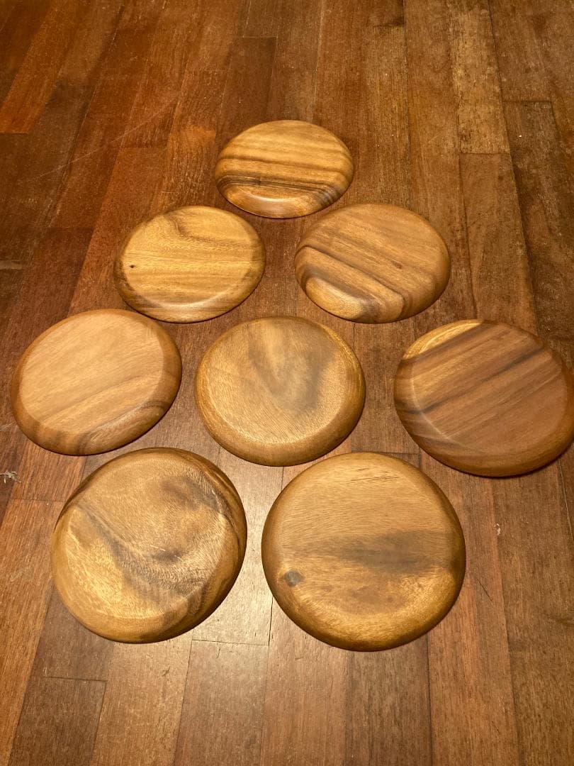 fucca アカシア 24cm 円形プレート 8枚セット【バラ売り対応します】