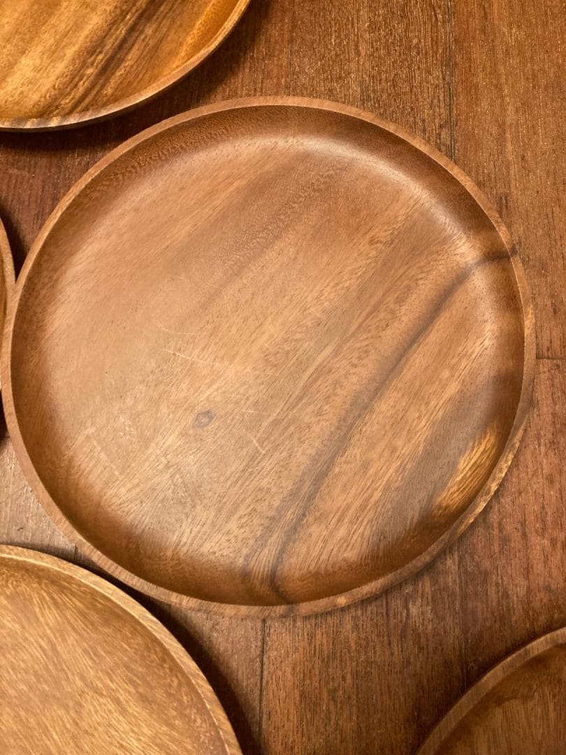 fucca アカシア 24cm 円形プレート 8枚セット【バラ売り対応します】