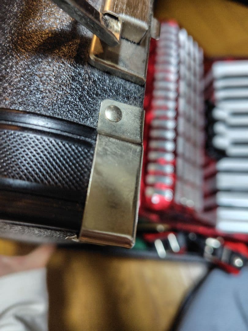 KAWAI アコーディオン 赤 ケース付き　ドイツ製