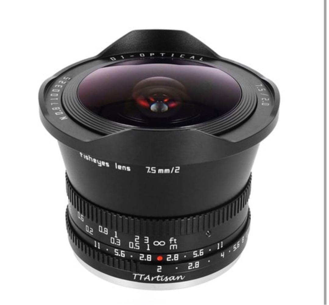 TTArtisan 7.5mm f/2 フィッシュアイレンズ　Lマウント　箱有り