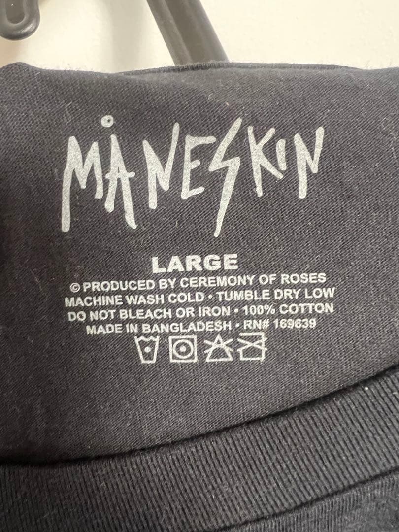 MANESKIN 日本限定　ツアー　Tシャツ Lサイズ