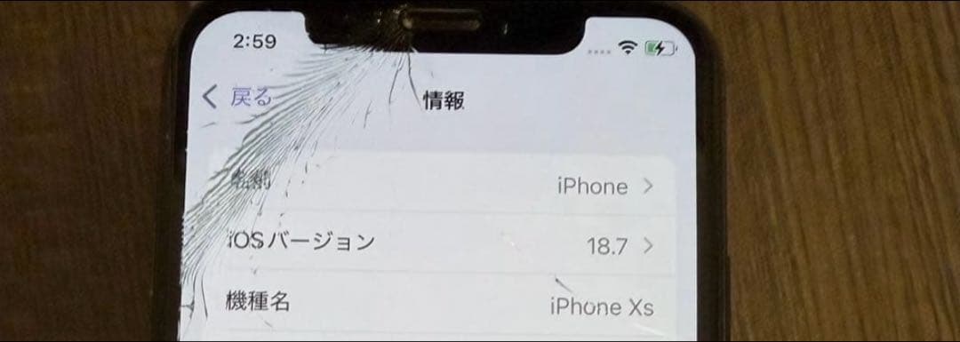ち*う様 あ*お様 iphonexs 本体　ジャンク　256GB スペースグレイ