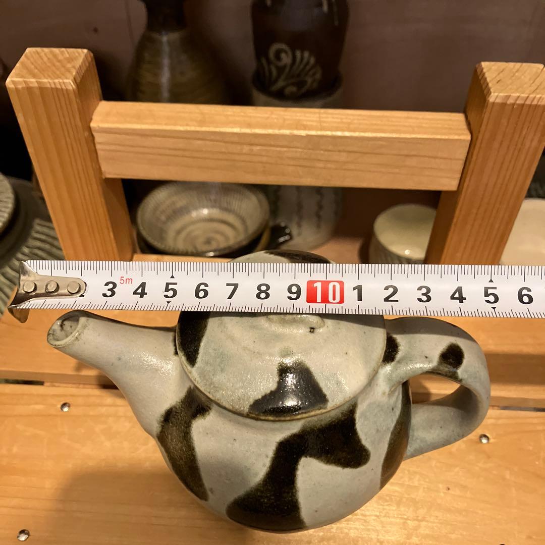 民藝ティーポット　作家物　民芸　鈴木照雄