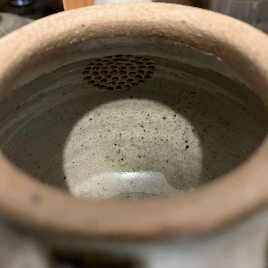 民藝ティーポット　作家物　民芸　鈴木照雄