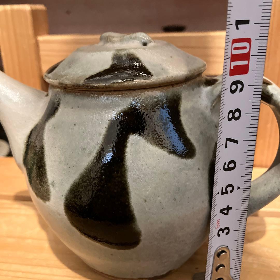 民藝ティーポット　作家物　民芸　鈴木照雄