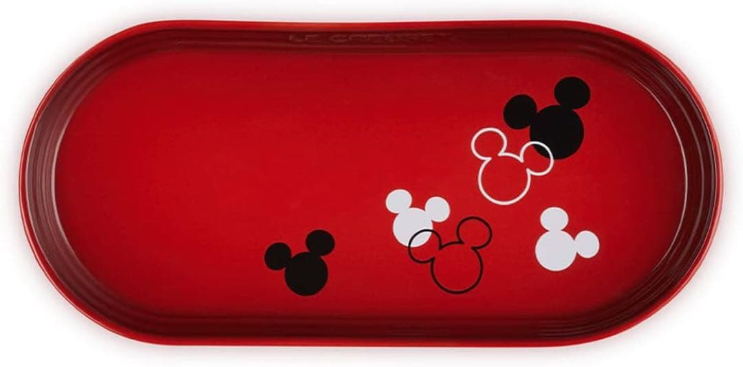 【新品未使用】Le Creuset ミッキーマウス オブロングプレート